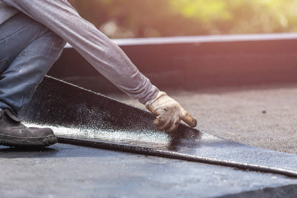 Professional Waterproofing technician working in Palmyra, IN